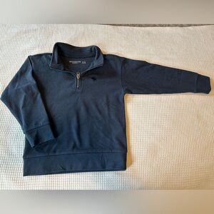 Abercrombie Kids Navy Zip-Up Sweatshirt